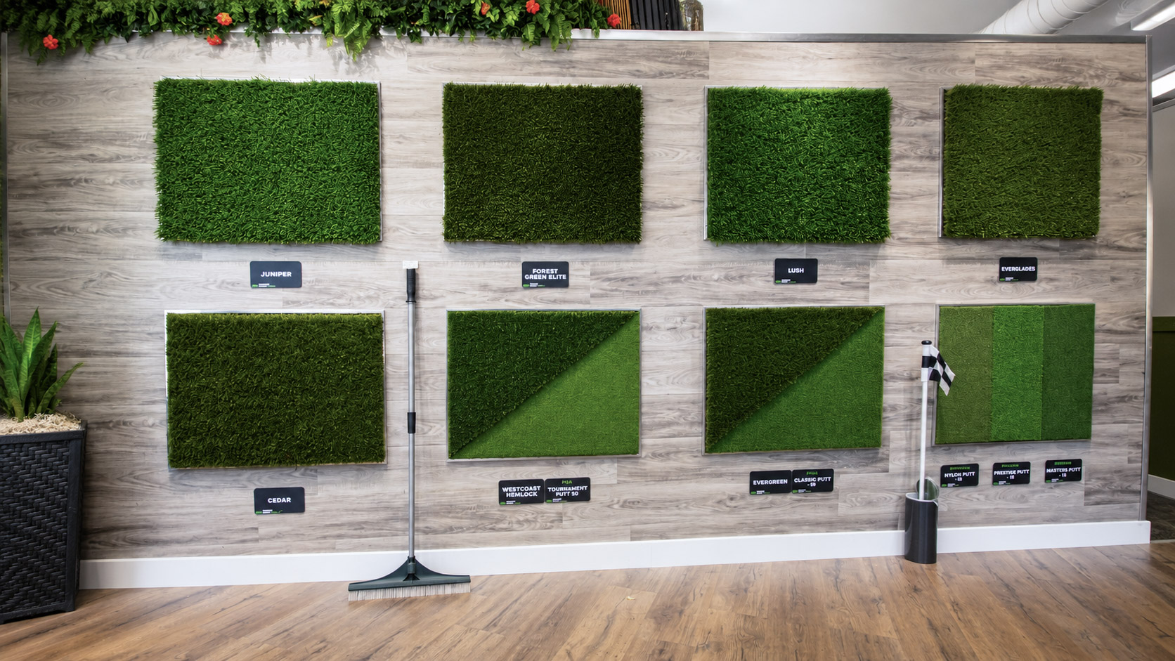 Premium Grass Blades showroom in Maple Ridge where rental pickup takes place